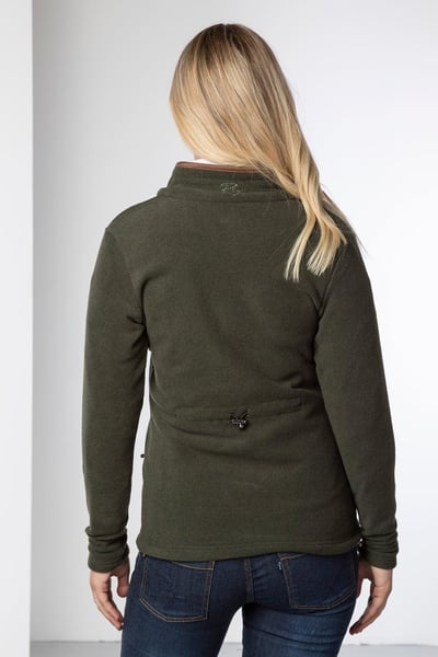 Ladies Huggate Fleece Jacket - Khaki