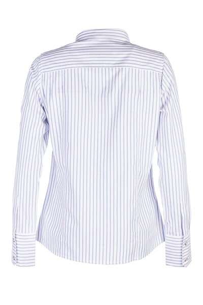 Ladies Striped Shirt - Matilda - Matilda Blue/Soft Pink