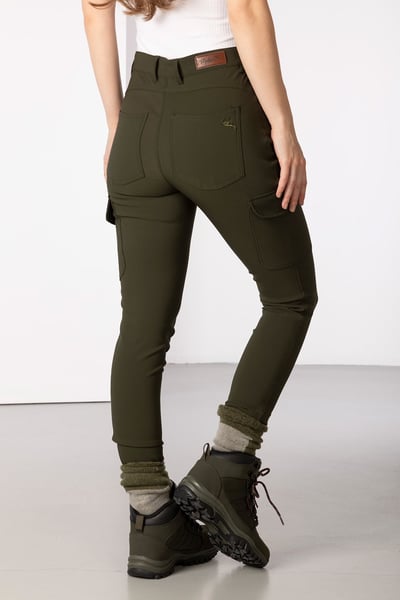 Ladies Walking Trousers With Pocket - Aike II - Khaki