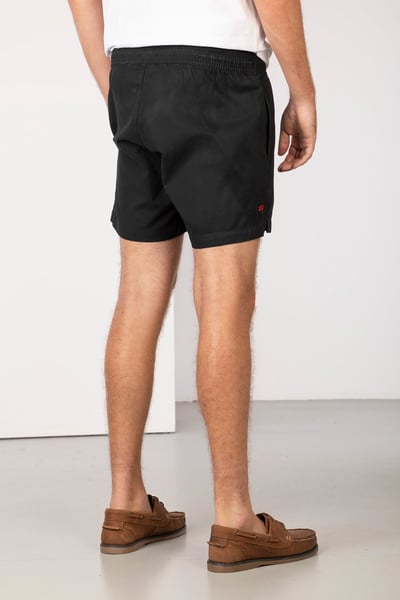 Short de rugby en coton pour homme - Fordon - Noir
