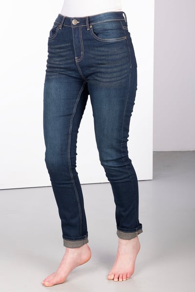 Ladies Straight Leg Jeans - Ella - Denim