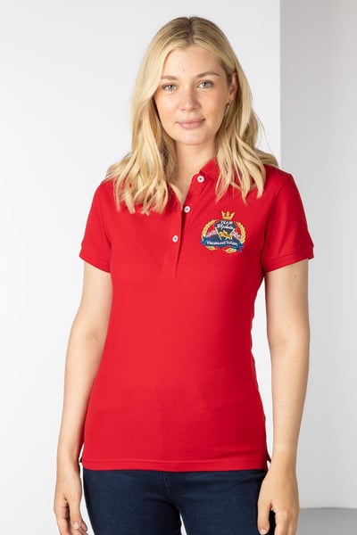 Ladies Charlie II Polo Shirt - Red