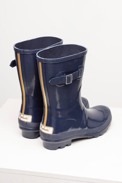 Ladies Mid Calf Wellies - Ripon - Navy
