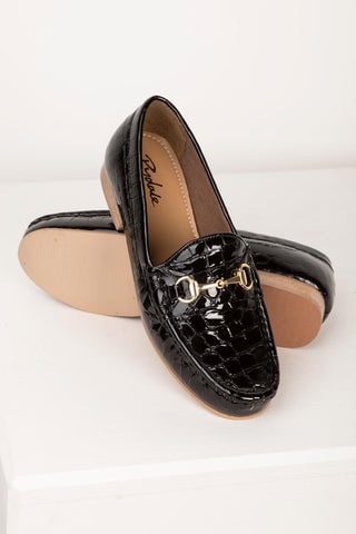 Lades Patent Loafers