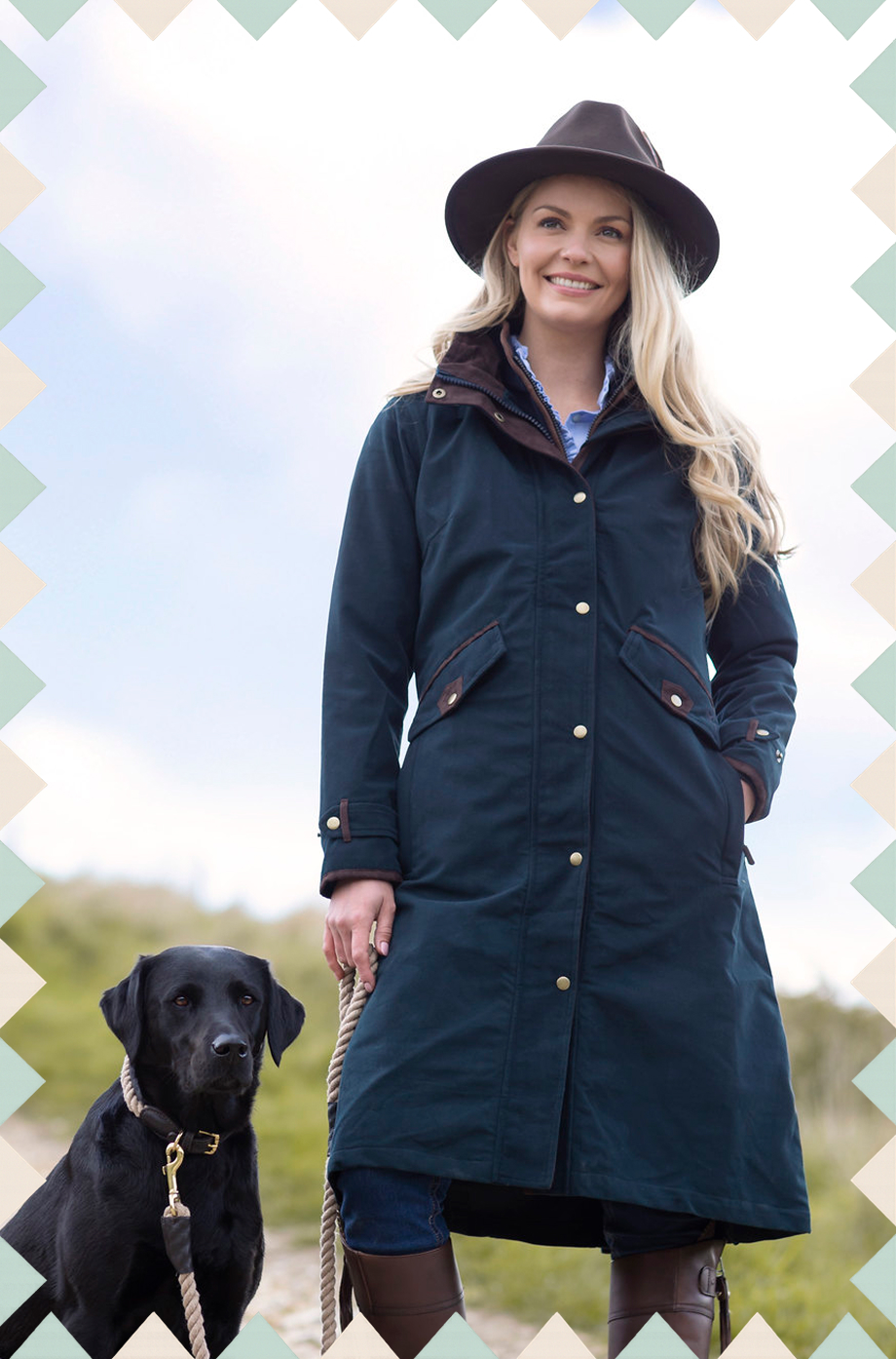 Ladies Full Length Riding Coat