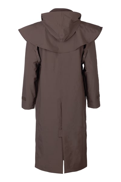 Ladies Full Length Coat - Bramham - Dark Brown