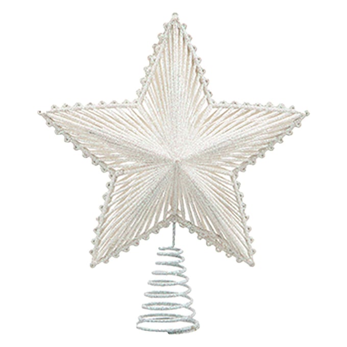 Luxury Tree Topper Star 20cm | Glittering Star UK