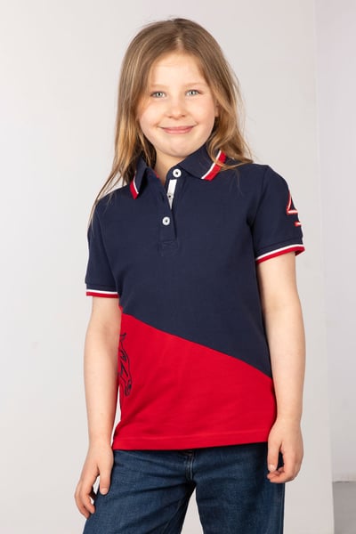 Girl's Polo Shirt - Lily - Navy