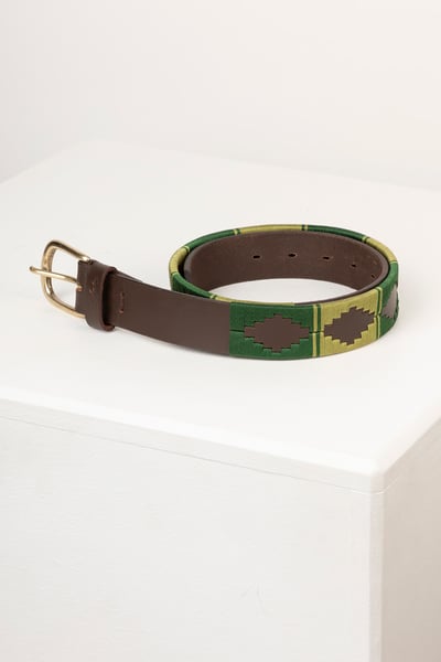 Polo Gürtel - Askwith - Brown/Green/Olive