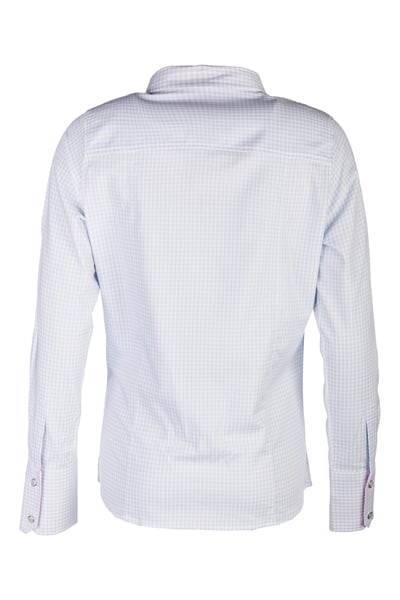 Ladies Hannah Country Check Shirt - Poppy - Poppy Blue