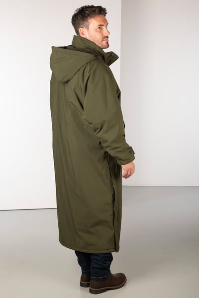Utility-Umkleidemantel für Herren - Olive