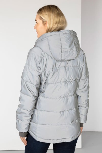 Ladies Reflective Jacket - Muston - Hi Vis Silver