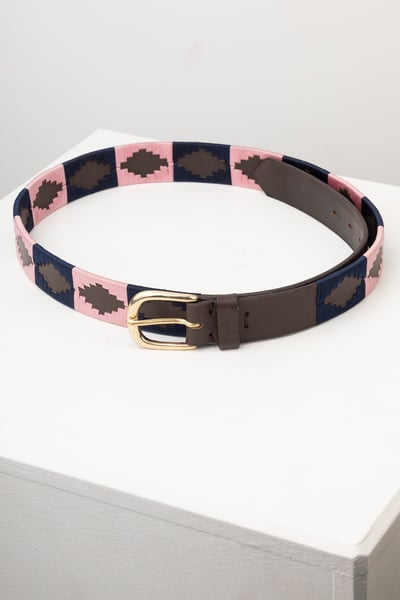 Polo Gürtel - Askwith - Braun/Marine/Sorbet