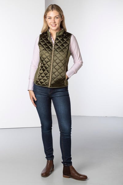 Ladies Hybrid Gilet - Askwith - Khaki