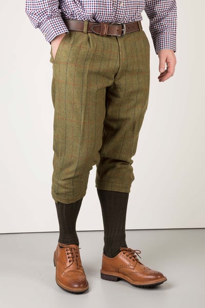 Men's Tweed Shooting Breeks - Derby - Moorland