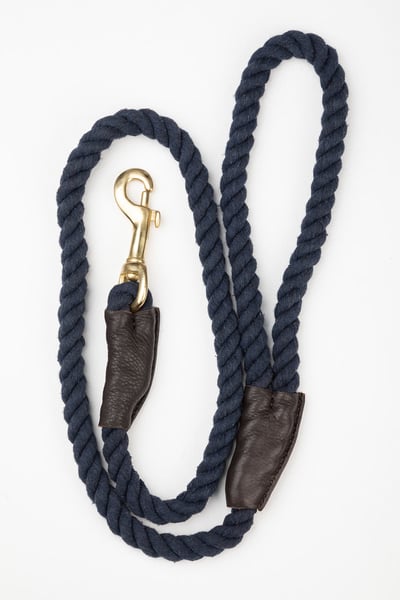 Rope Dog Lead – Yapham - Navy