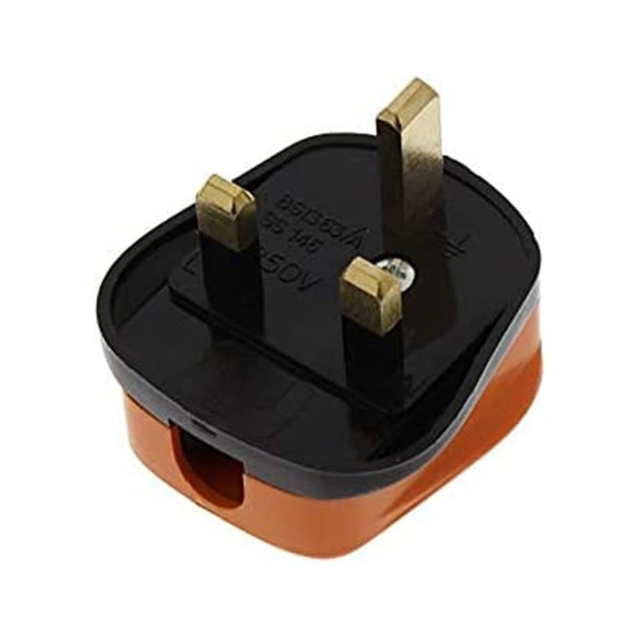 Status Heavy Duty Rubber Plug Orange | Electrical UK