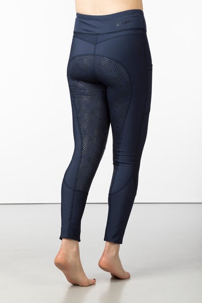Ladies Riding Tights with Phone Pocket - Askwith II - Navy