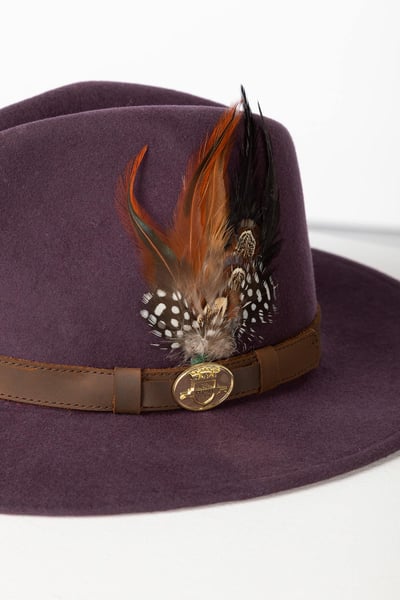 Damen Wollfilzhut - Danby - Violett