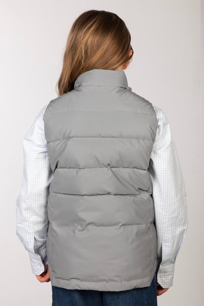 Kid's Reflective Gilet - Muston - Hi Vis Silver