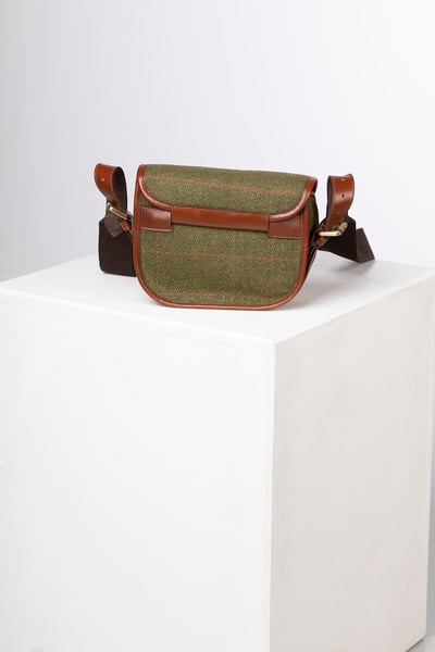 Tweed Cartridge Bag - Danby - Dark Check