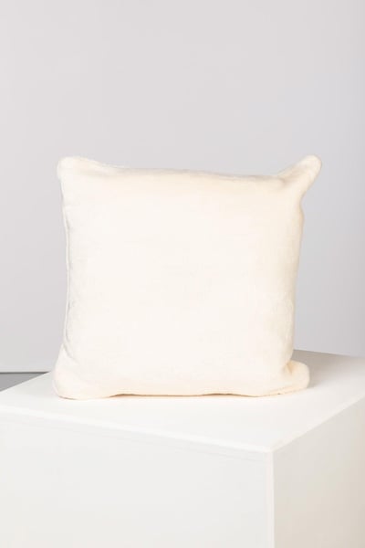 Cowlam Fleece Cushion Cover - Cream