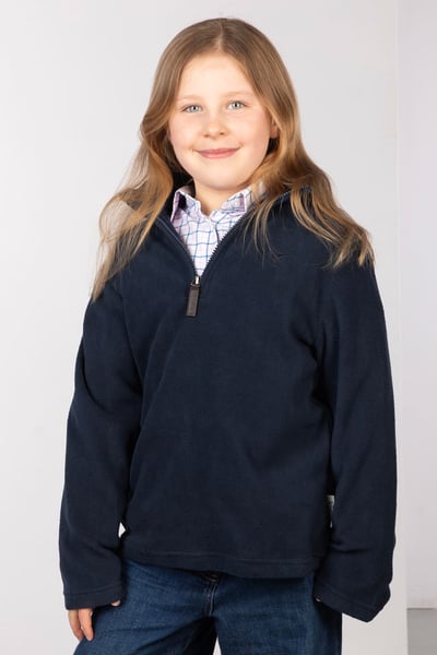 Kids Overhead Pheasant Fleece - Kelk - Navy