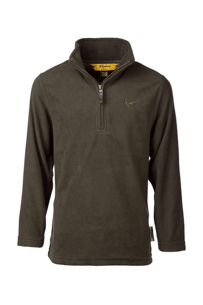 Fasanen-Fleece zum Überziehen für Kinder – Kelk - Dunkles Khaki