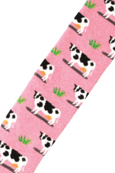 Funky Wellie Socks - Grazing Cow