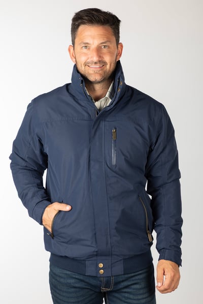Men's Bomber Jacket - Ripon - Navy