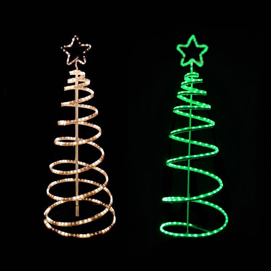 LED Spiral Tree Ropelight UK