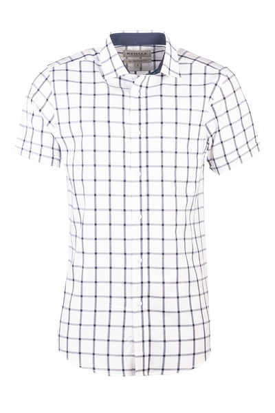 Men's Short Sleeve Country Shirt - Malham Dark Navy