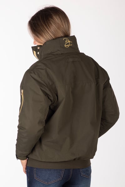 Ladies Equestrian Bomber Jacket - Ripon IV - Dark Khaki