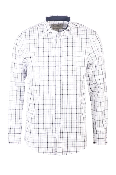 Men's Cotton Twill Country Shirt - Thirsk Dark Navy