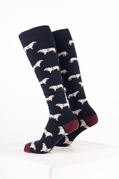 Men’s Farm Welly Socks - Champion Bull Navy