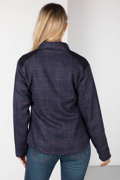 Ladies Tweed Jacket - Haworth - Navy Tweed