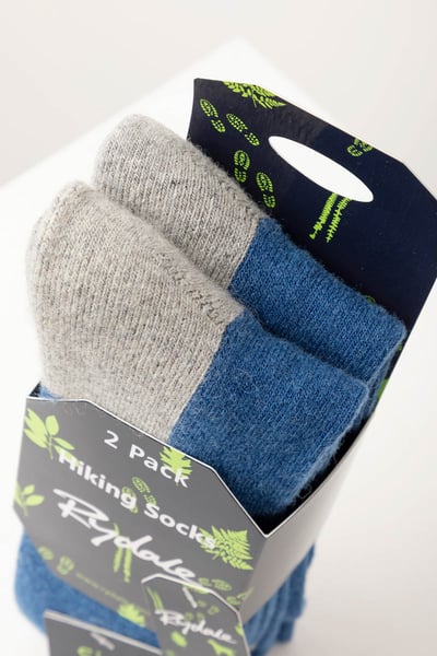 Wandersocken für Herren – Aike – 2er-Pack - Denim