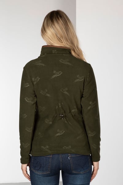 Ladies Overhead Pheasant Fleece - Haxby - Khaki