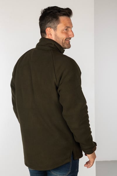 Sobrecamisa de forro polar grueso para hombre - Heathland - Marrón