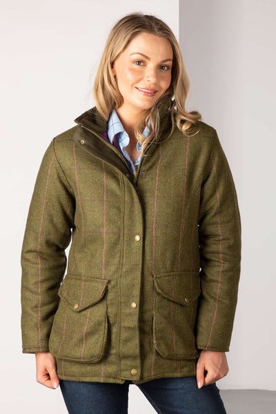 Ladies Tweed Jacket - Wrelton - Dark Green