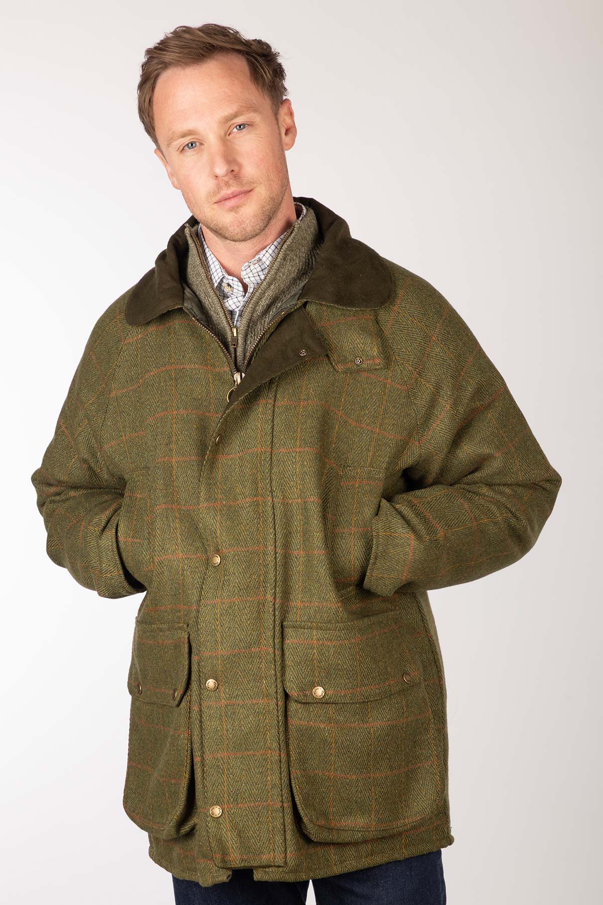 Mens Derby Tweed Shooting Jacket US | English Tweed Coat - Rydale