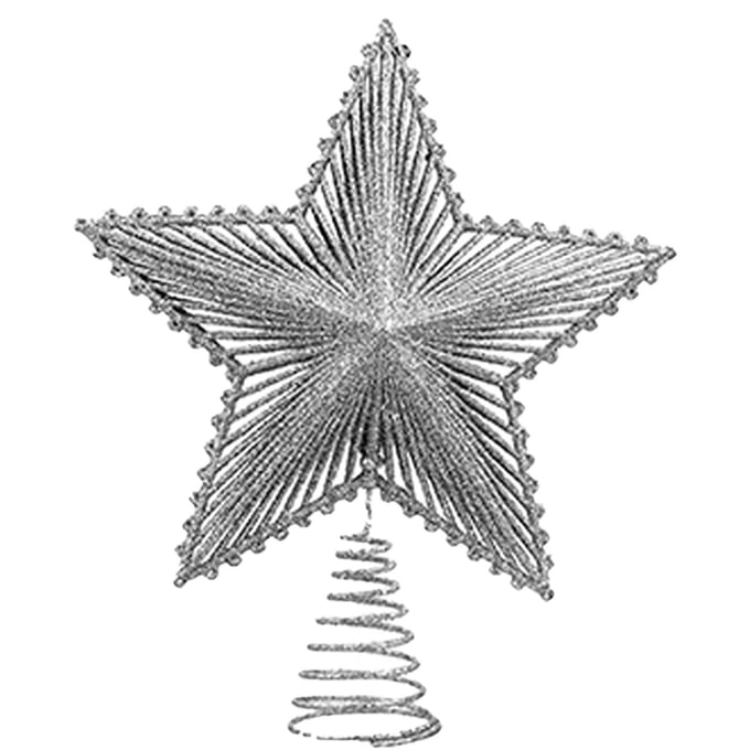 Luxury Tree Topper Star 20cm | Glittering Star UK