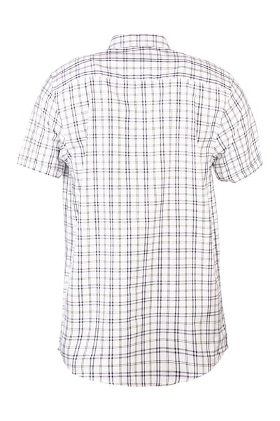 Men's Short Sleeve Country Shirt - Harrogate Dark Navy/Olive