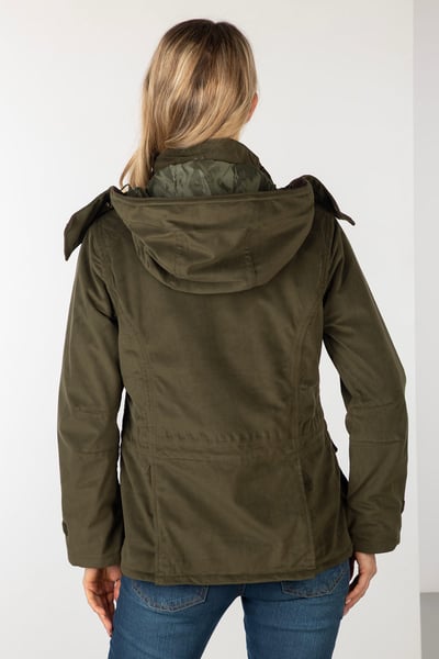 Ladies Shooting Jacket - Danby II - Dark Olive