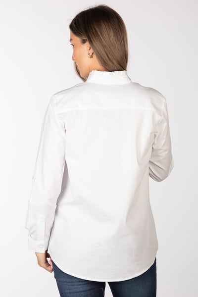 Chemise à volants pour femme - Ivy - Ivoire