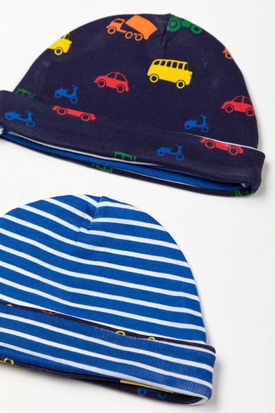 Bonnets pour bébé (paquet de 2) - Automobile Marine