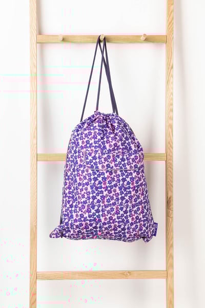 Junior Splash Drawstring PE Bag - Posy