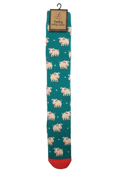 Funky Welly Socken - Schweine