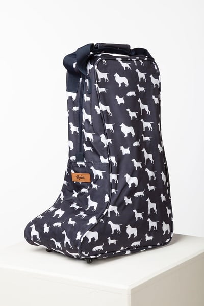Wellington Boot Bags - Multi Dog Navy
