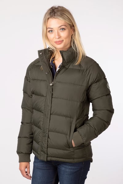 Ladies Puffer Jacket - Wansford - Khaki